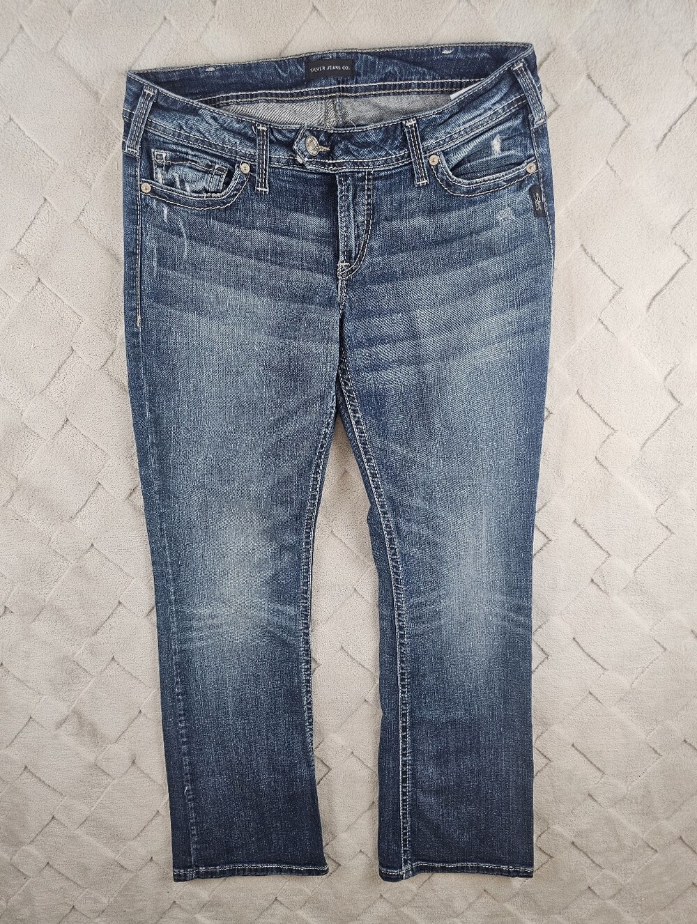 Silver Jeans Tuesday Boot Cut Jean Womens 31 Western Rodeo Cowgirl